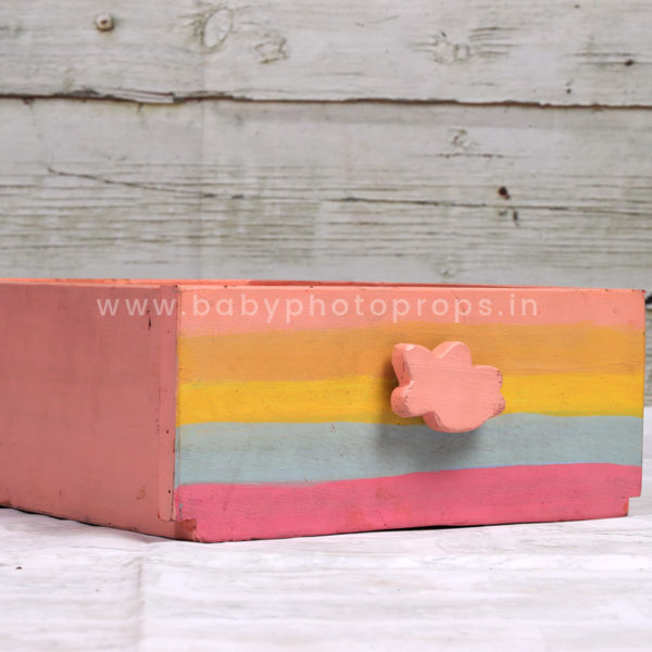 Dual Side Floral Crate - Baby Photo Props