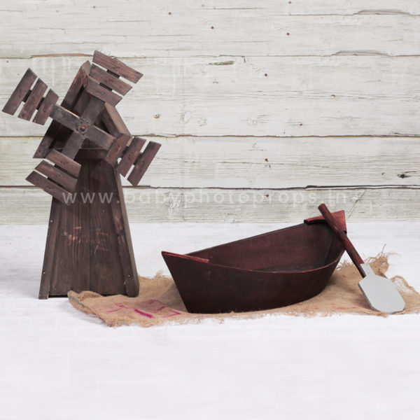 Wooden Boat Prop - BabyPhotoProps.in