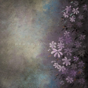 Floral Spray Baby Printed Backdrops - Baby Photo Props